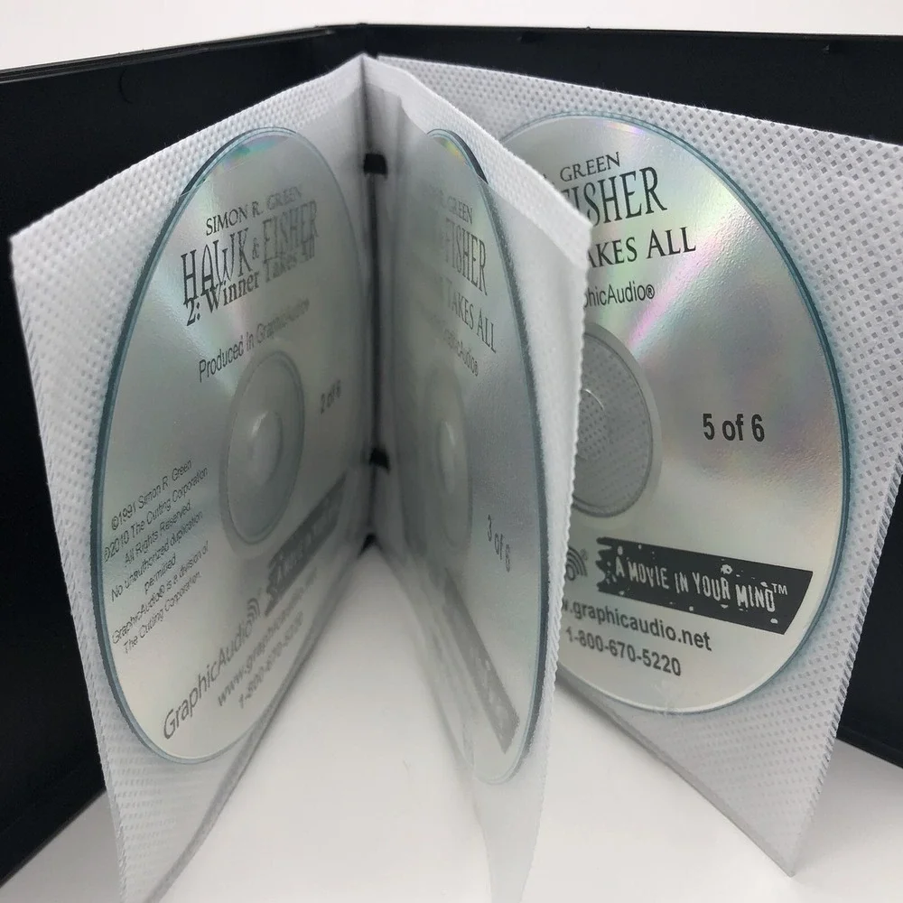 Simon Green Forest Kingdom‎ Hawk & Fisher 2 Winner Takes All Graphic Audio Book